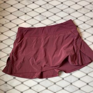 Lululemon blush/rose skort, size 8, EUC